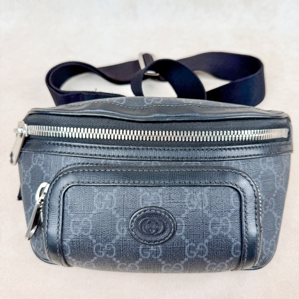 Authentic Gucci GG Supreme Belt Bag / Waist Bag / Crossbody - Picture 2 of 16